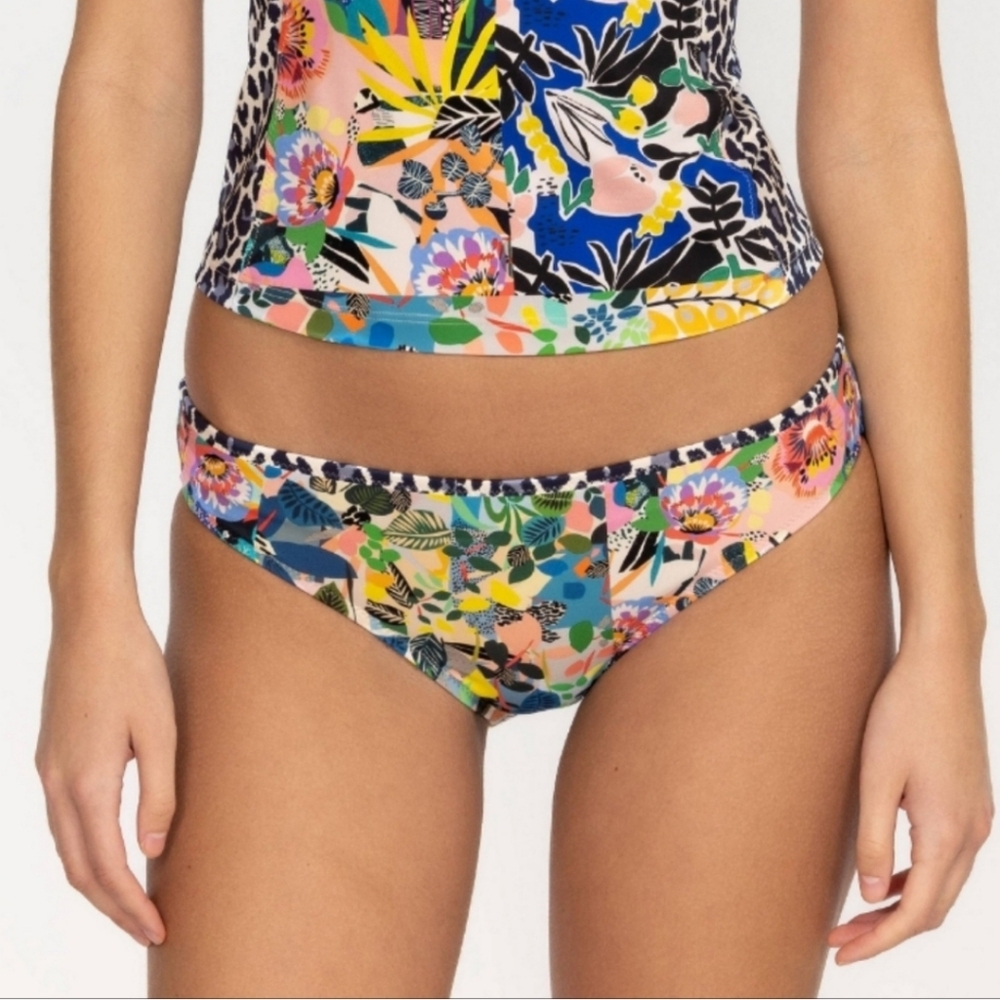 Johnny Was NWT Layla Hipster Floral Swim Bottoms
